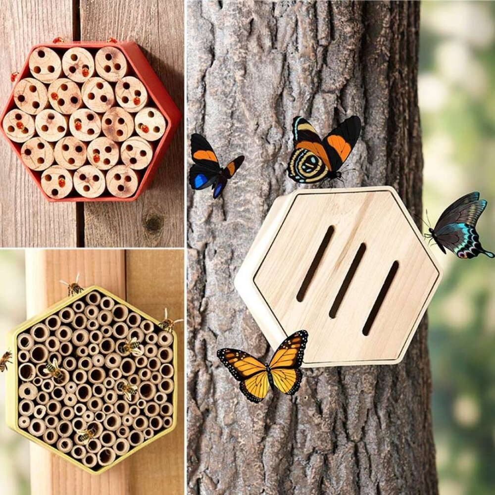 INSECT HOUSES | Outdoor | Garden | Pollinators | Wildlife | Decor